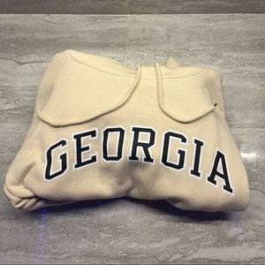 yellow georgia hoodie